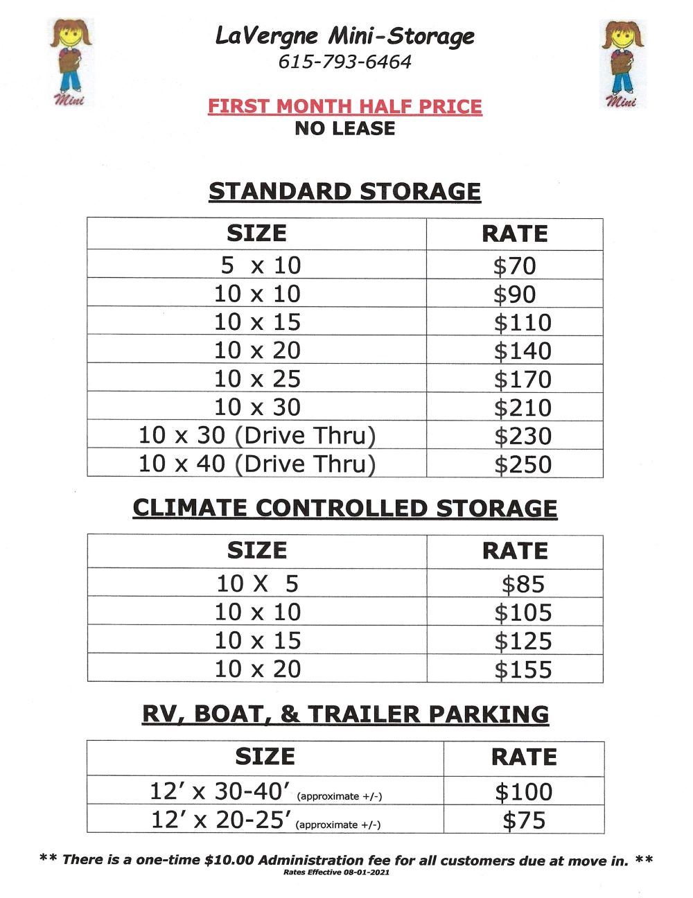 LaVergne Mini Storage, LLC 475 Old Nashville Hwy, La Vergne TN 37086