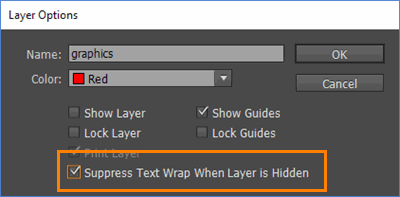 Layer Options Dialog Box