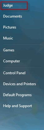 Select User Name