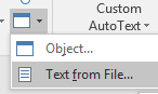 Select Text from File