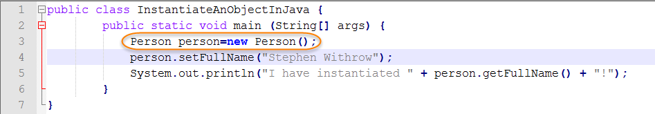 How To Instantiate An Object In Java Webucator