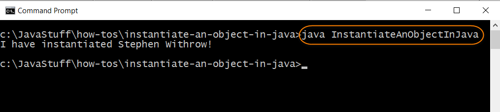 How To Instantiate An Object In Java Webucator