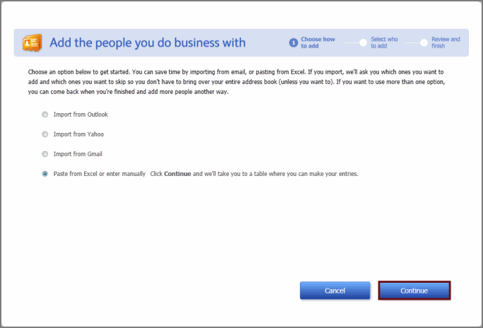 Add the People You do Business With