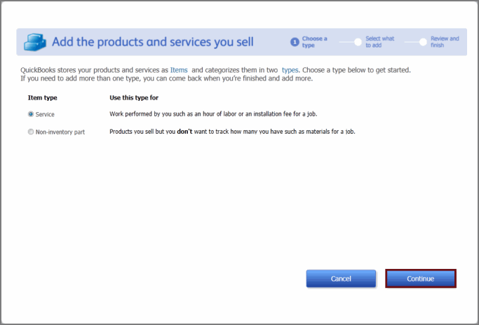 Add Products and Services