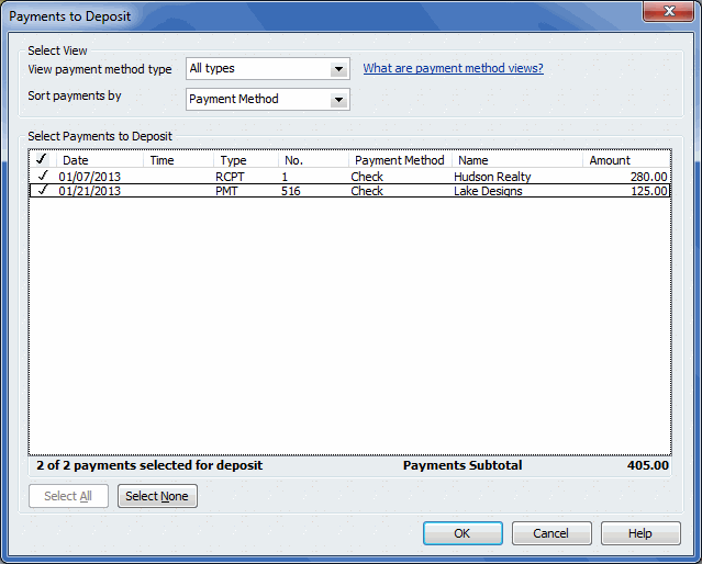 How to Select Payments to Include in a Deposit in QuickBooks ucator