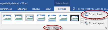 How To Add Border To Picture In Word