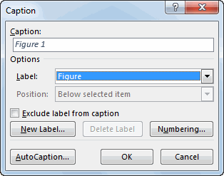 Change Position of Caption
