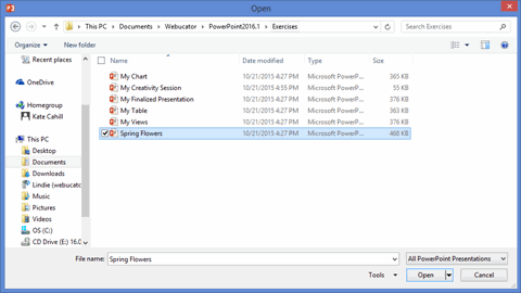Select File Location