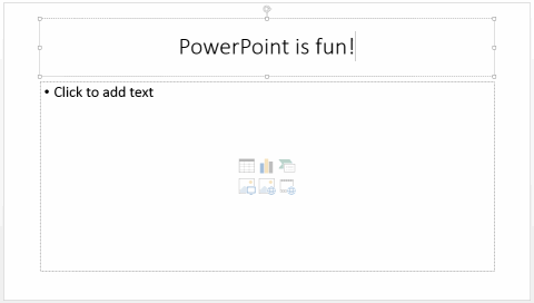 Type New Text