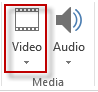 Video Drop-down Arrow