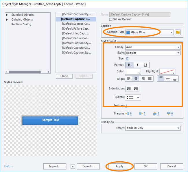 Object Style Manager
