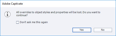 Overrides Message