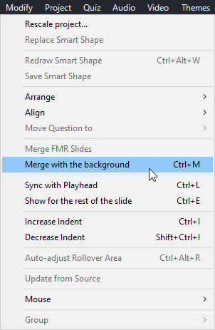 Modify Menu
