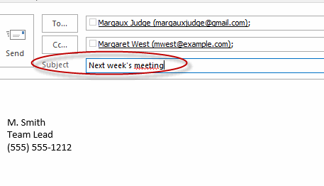 Subject Field