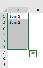 Enter Unnamed Items