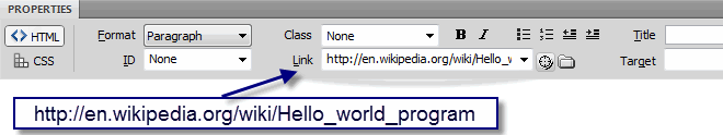 Properties Tab