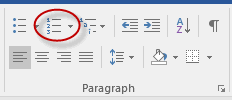 Numbering Drop-down List