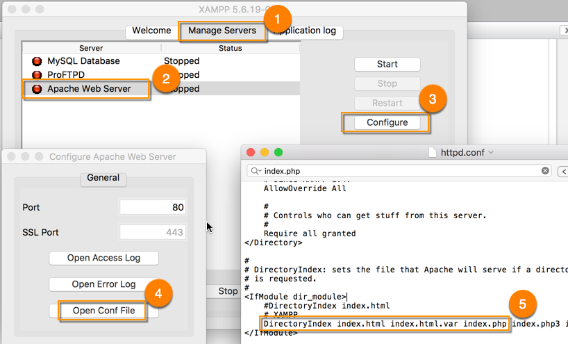 creating database using xampp tutorial