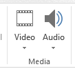 Select Audio or Video
