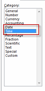 Category List