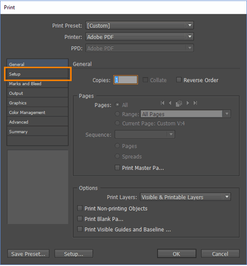 Print Dialog Box