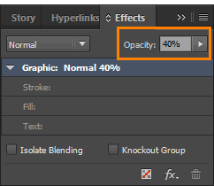 Effects Panel