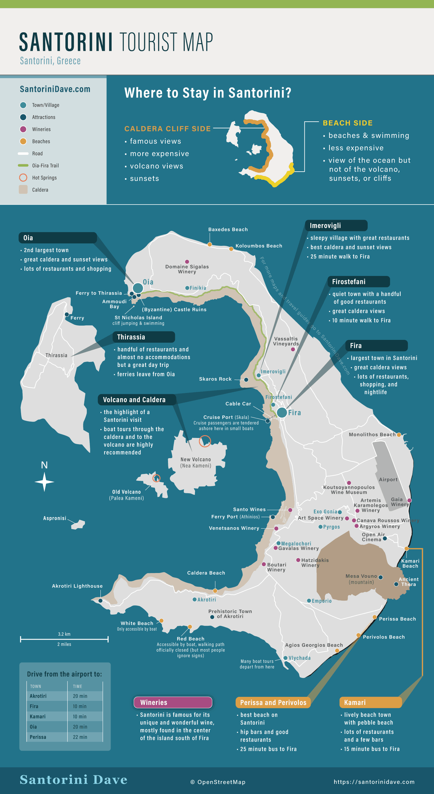Santorini Map