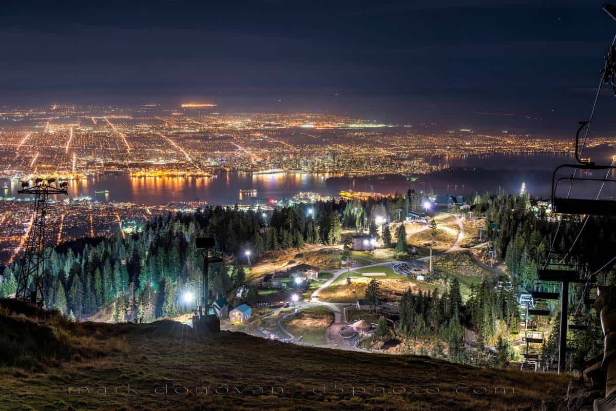Panoramic View from Grouse Mountain