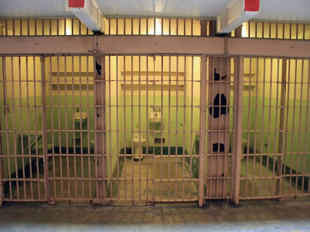 Prison cells at Alcatraz Island