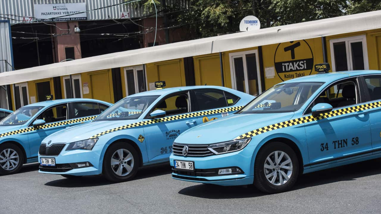 İstanbul turquois taxi