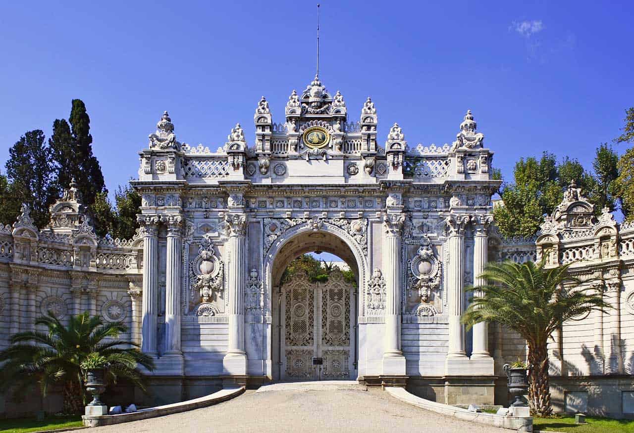 Outer gate of the Dolmabahce Palace