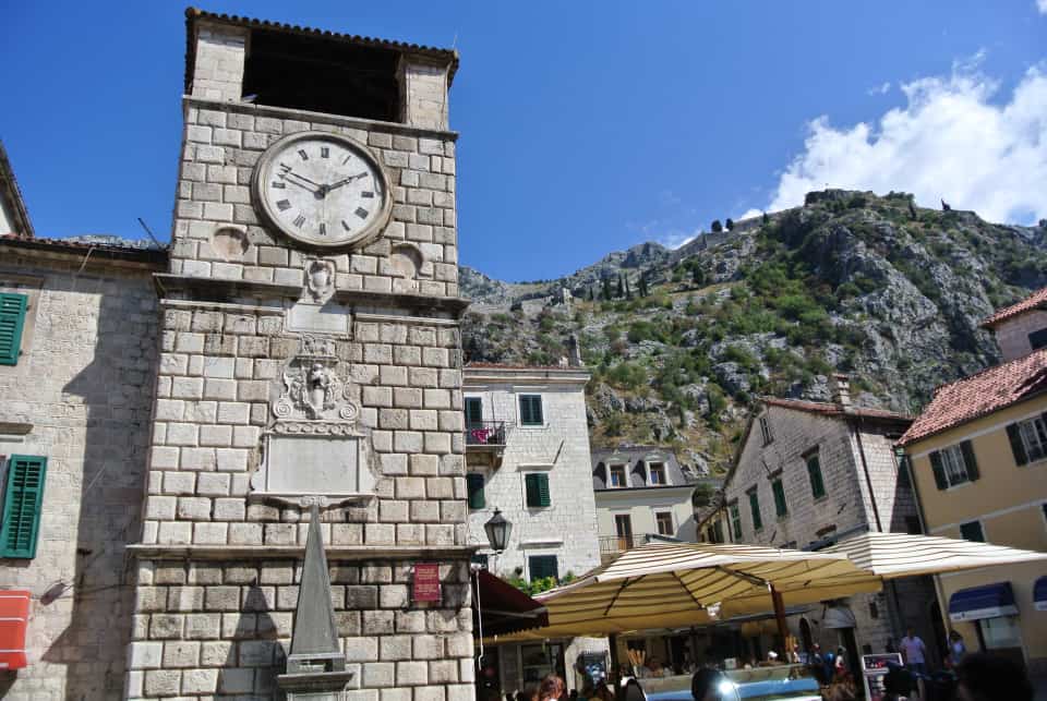 Clock tower of the Kotor Old Town