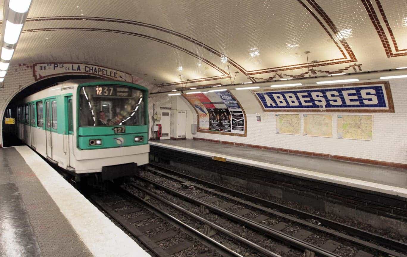 Paris Metro Train
