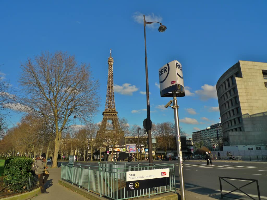 Champ De Mars - Tour Eiffel Station of RER C
