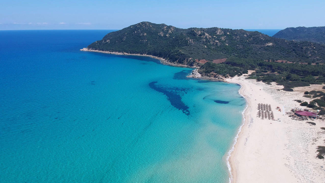 Tropical beaches of Sardinia Island