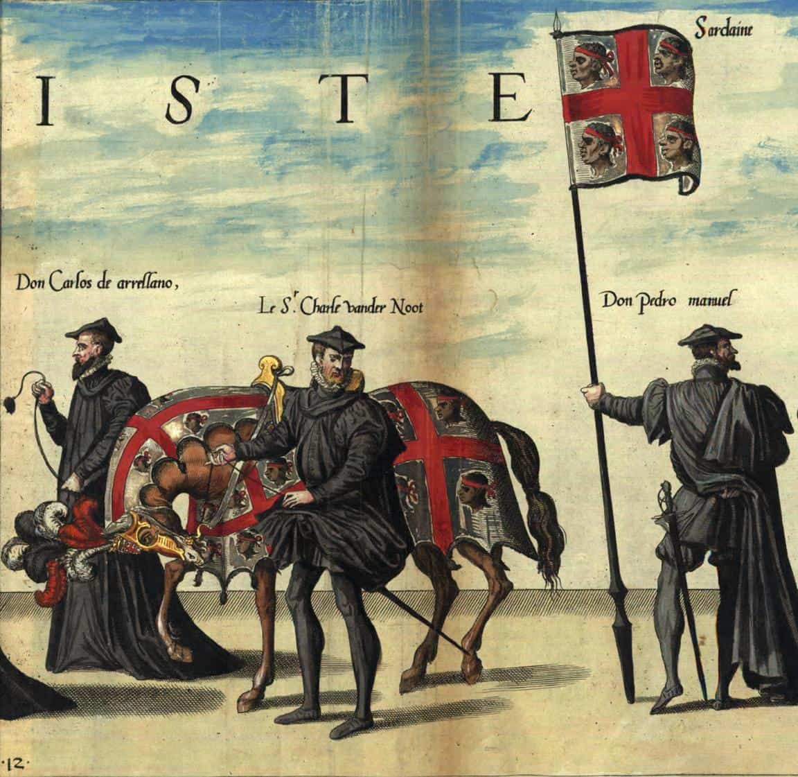 Historical flag of the Kingdom of Sardinia