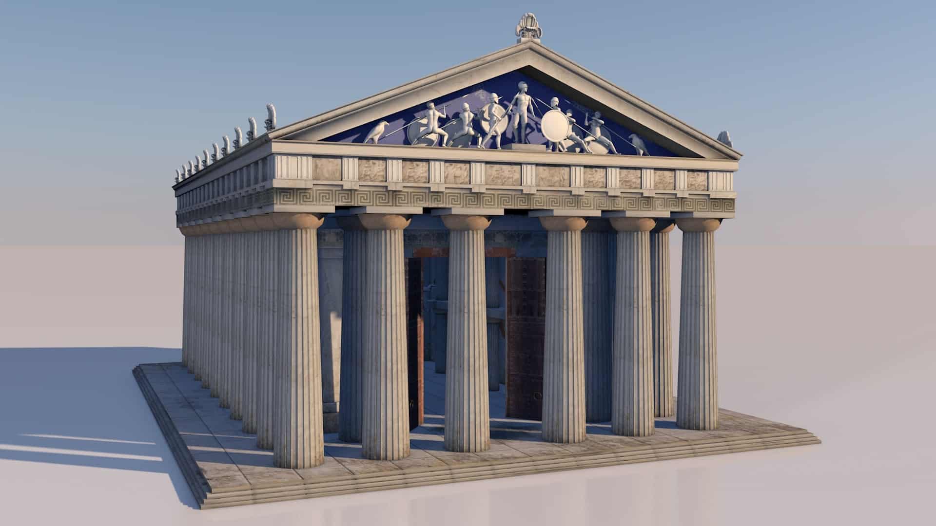 Doric style Greek Temple