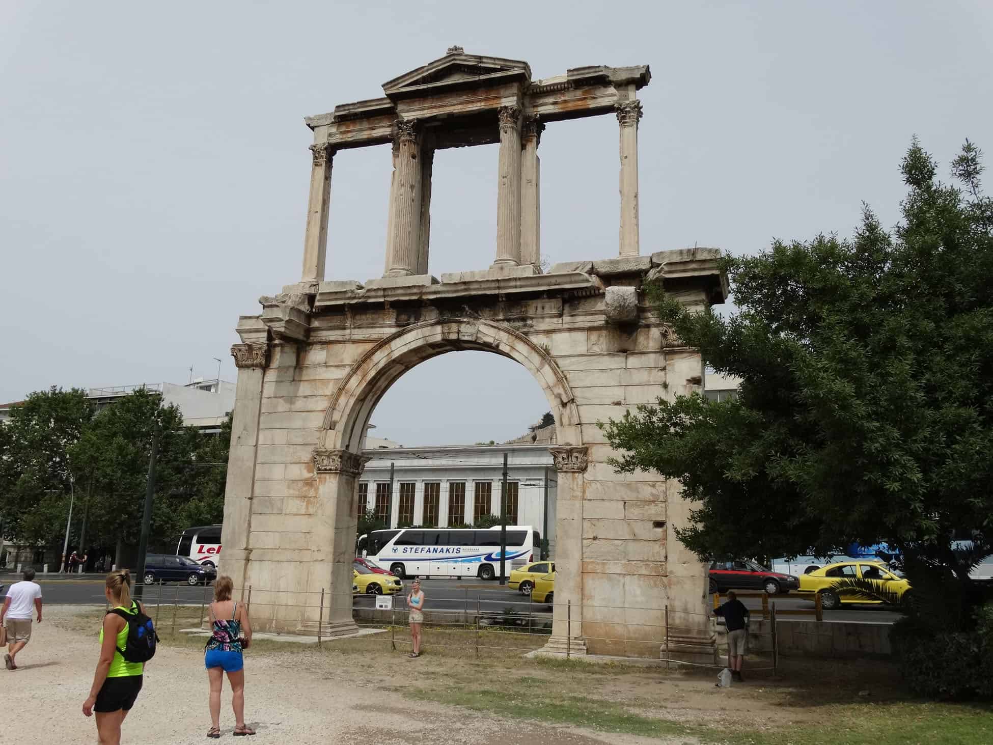 Hadrian's Arch in Athens