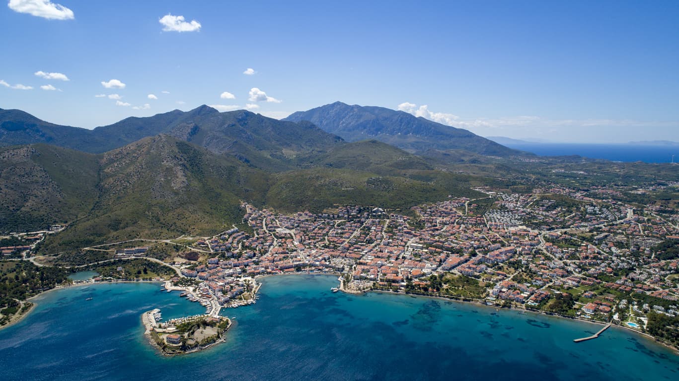 Aerial view of Datca
