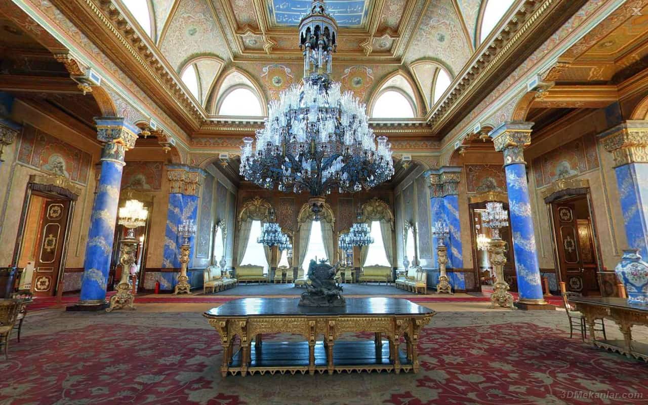 Main hall of the Beylerbeyi Palace