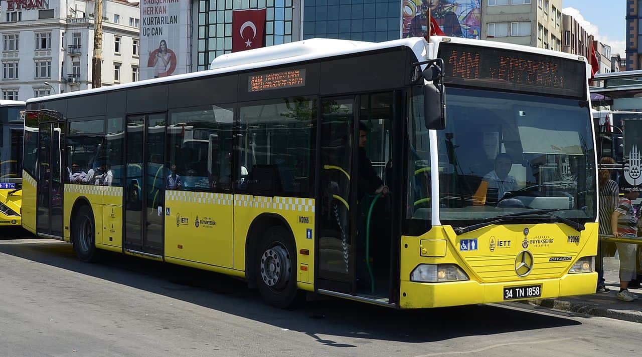 One of the IETT buses
