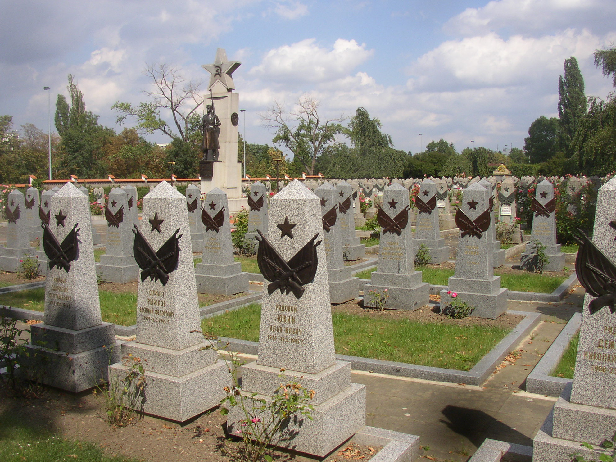 Red Army section in the Olsany Cemetery