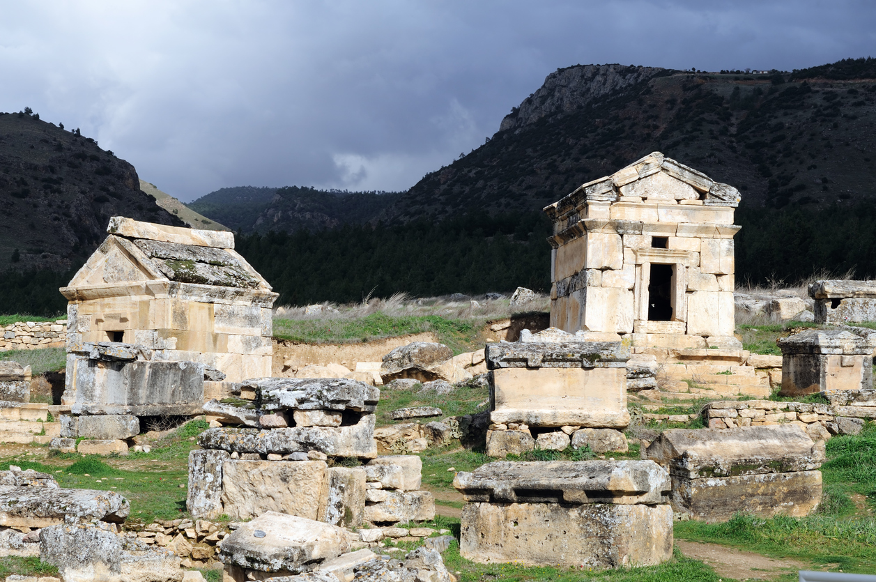 Necropolis in the Hierapolis Ancient City, Denizli
