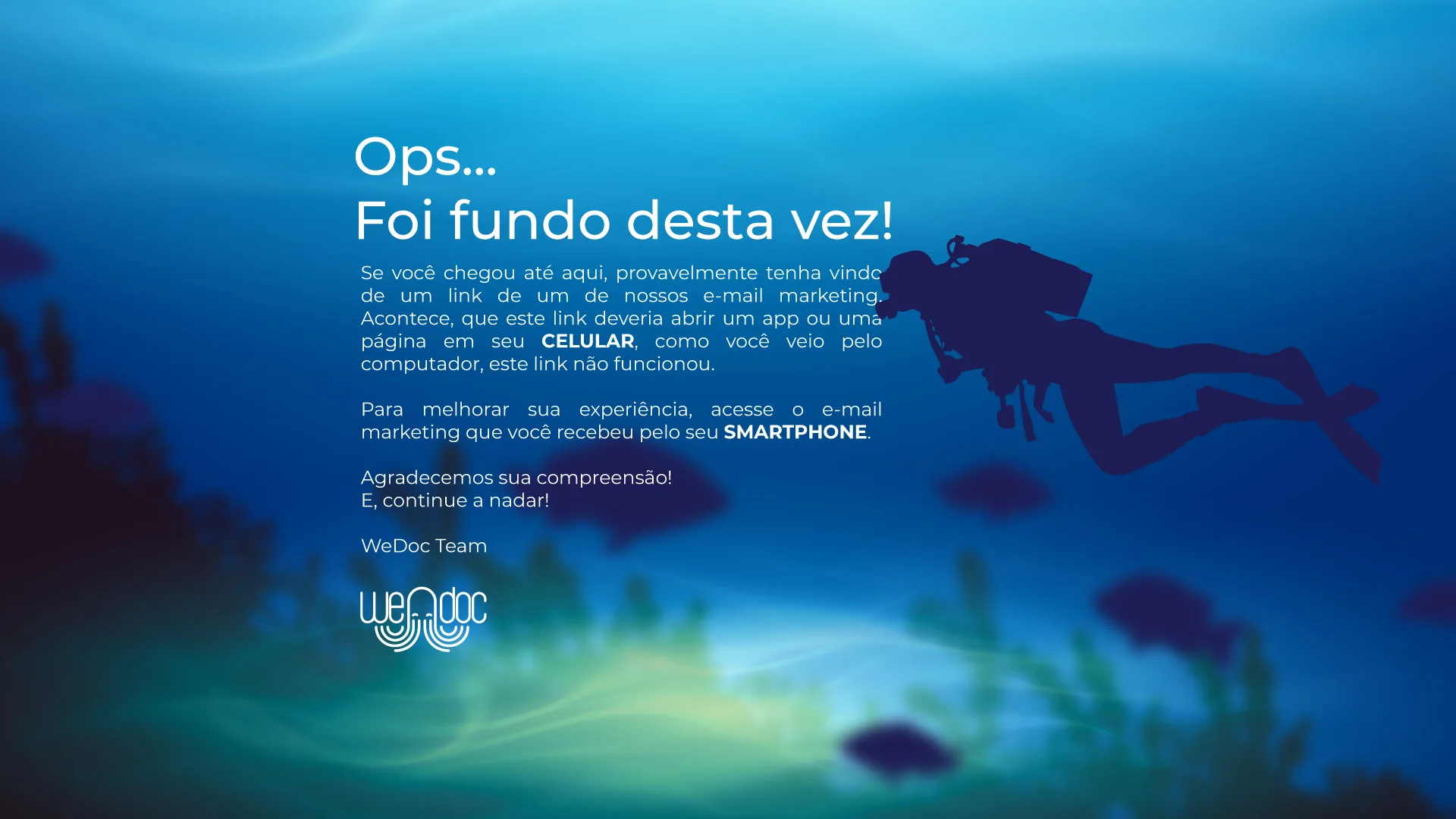 Ops... Foi fundo desta vez!