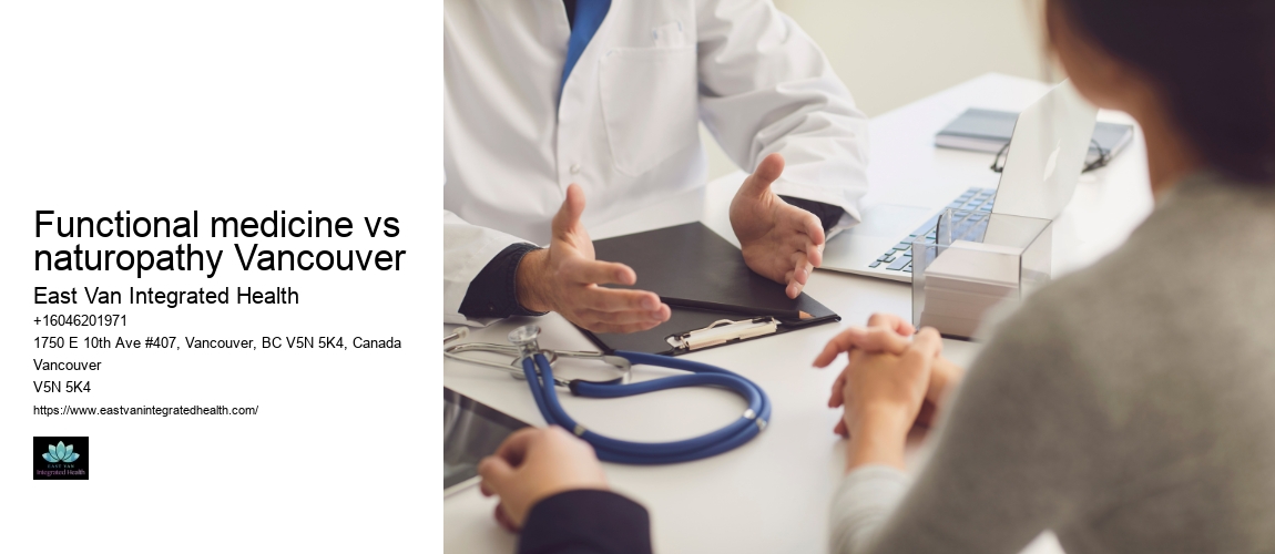 Functional medicine vs naturopathy Vancouver