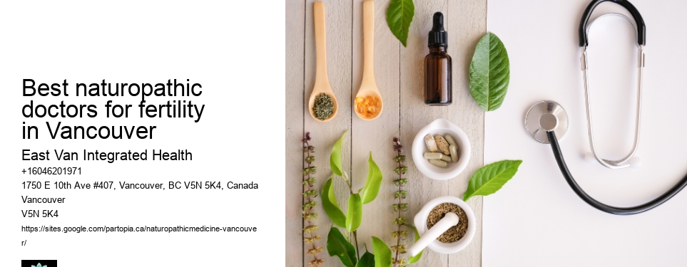 Holistic healingBest naturopathic doctors for fertility in Vancouver
