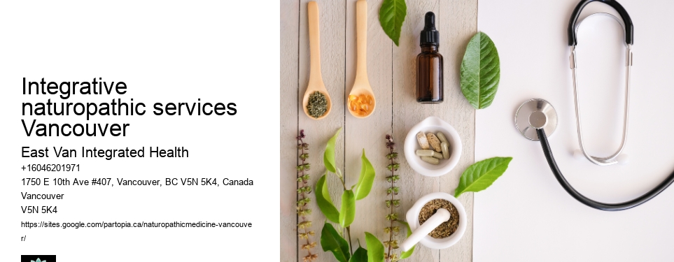 Naturopathic health careIntegrative naturopathic services Vancouver