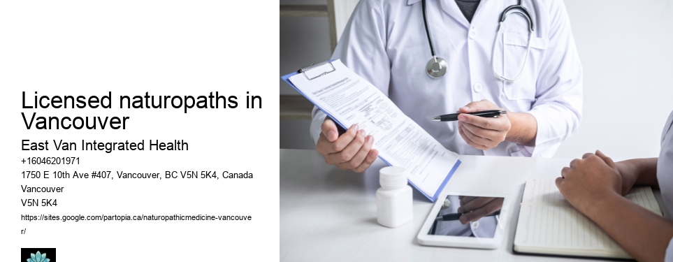 Naturopathy for hormone balanceLicensed naturopaths in Vancouver