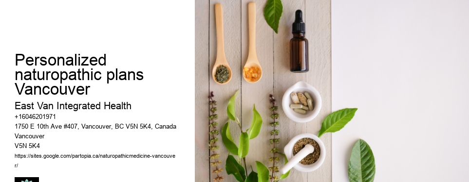Naturopathic servicesPersonalized naturopathic plans Vancouver
