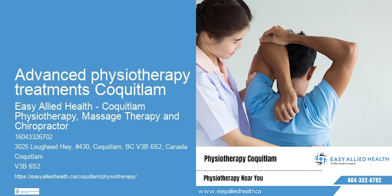 Advanced physiotherapy treatments Coquitlam